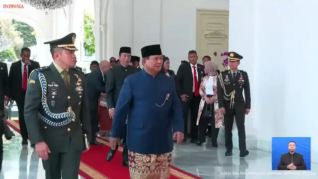 Pidato Perdana Usai Dilantik Jadi Presiden